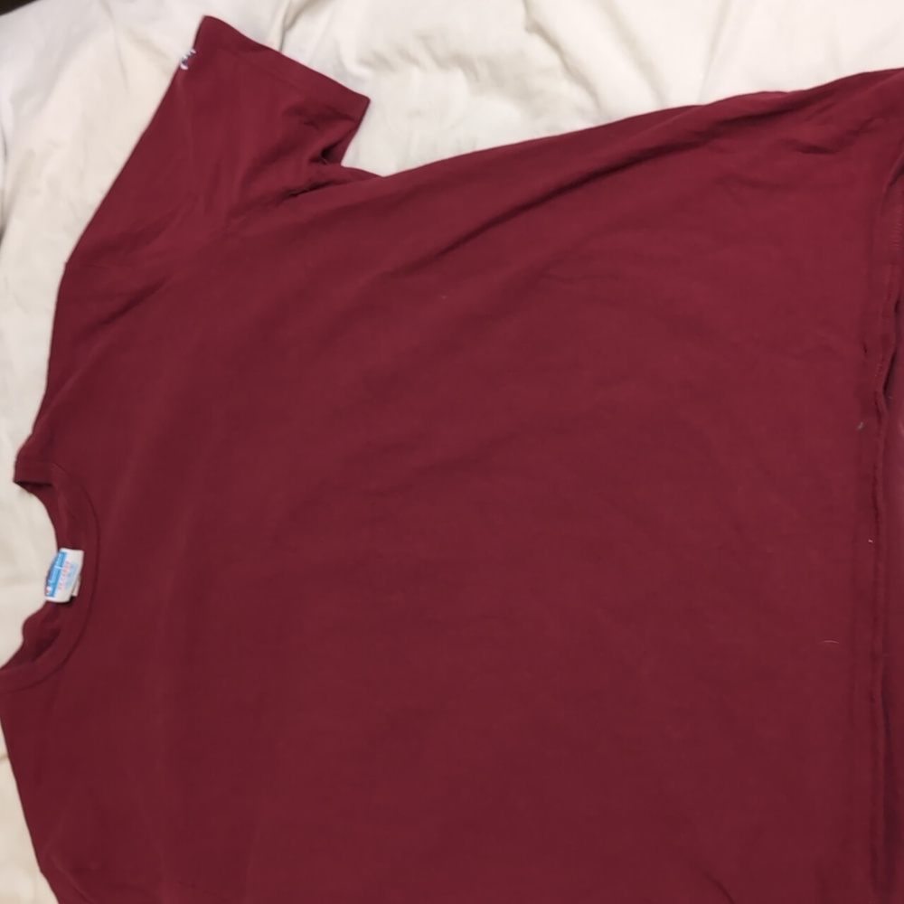 Champion XXXL burgundy t-shirt - Picture 1 of 6